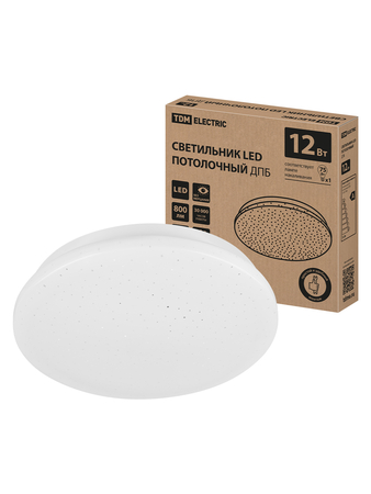 Светильник LED потолочный ДПБ 02, 24 Вт, 4000 К, Звездное небо, TDM - СКЛАД13.РФ
