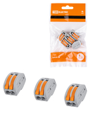 Соединительная клемма СК-412 (2,5мм2) (5 шт/упак) TDM - СКЛАД13.РФ