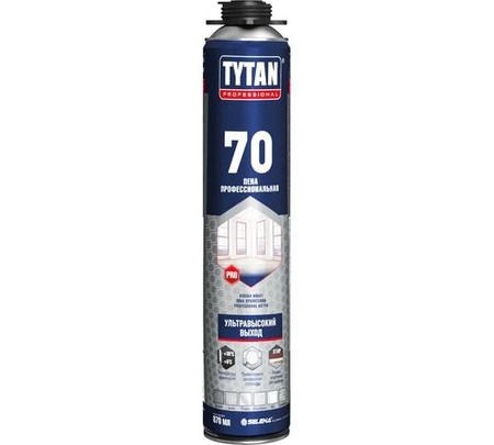 Пена монтажная профессиональная летняя TYTAN 70 870мл - СКЛАД13.РФ