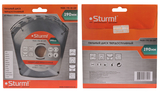 Диск пильный 190x30x36 зуба,твердосплавные напайки Sturm - СКЛАД13.РФ