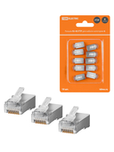 Разъем RJ-45 FTP для кабеля категории 6, 8P8C в блистере (10шт) TDM - СКЛАД13.РФ