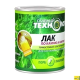 Лак Главный технолог глянцевый по камню и кирпичу термостойкий до 100º  0,75л - СКЛАД13.РФ