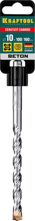 Бур по бетону 10*160мм SDS Plus Kraftool Cerazit Carbide  - СКЛАД13.РФ