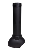 Вентиляционная труба Vilpe 110/500 для канализации без колпака Черный - СКЛАД13.РФ