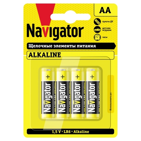 Батарейка Navigator NBT-NPE-LR03-BP4 AAA - СКЛАД13.РФ