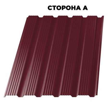 Профнастил НС-21 1051(1000)*3700*0,45мм 8017 шоколад - СКЛАД13.РФ