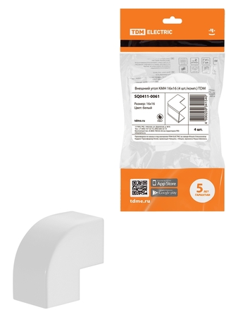 Внешний угол КМН 16х16 (4 шт./комп.) TDM - СКЛАД13.РФ