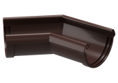 Docke (Дёке) LUX Угловой элемент желоба 135º (Шоколад) - СКЛАД13.РФ