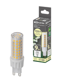 Лампа светодиодная G9-9 Вт-230 В-3000 К, SMD, 21,5x70,5 мм TDM - СКЛАД13.РФ