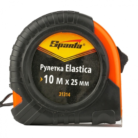 Рулетка Elastica 3м*16мм обрезиненный корпус Sparta - СКЛАД13.РФ