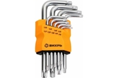 Набор ключей имбусовых Torx 9шт Т10-Т50 Вихрь - СКЛАД13.РФ