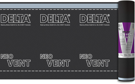 DELTA-NEO VENT универсальная диффузная мембрана 135 г/м2 (1,5*50=75м2) - СКЛАД13.РФ