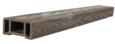 Поручень для террасной доски из ДПК PG DENPASAR CHN 76*38*2900 Черный - СКЛАД13.РФ