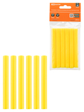 Клеевые стержни универсальные желтые, 11 мм x 100 мм, 6 шт, 