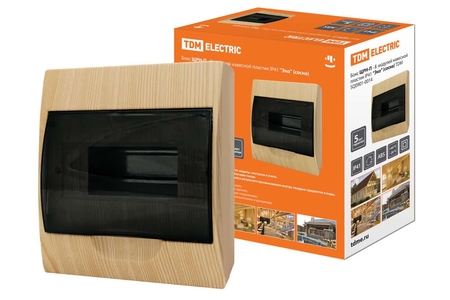 Бокс ЩРН-П-8 модулей навесной пластик IP41 