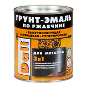 Грунт-эмаль по ржавчине 10л Dali черный - СКЛАД13.РФ