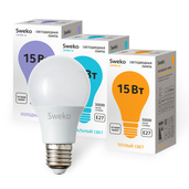Лампа 42 серия светодиодная 42LED-A60-15w-230-6500K-E27 - СКЛАД13.РФ