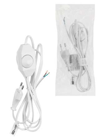 Шнур с плоской вилкой и светорегулятором 