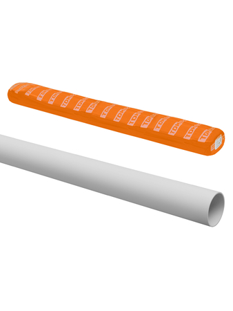 Труба гладкая жесткая ПВХ d 20 (156 м) длина 3 м, серая TDM - СКЛАД13.РФ