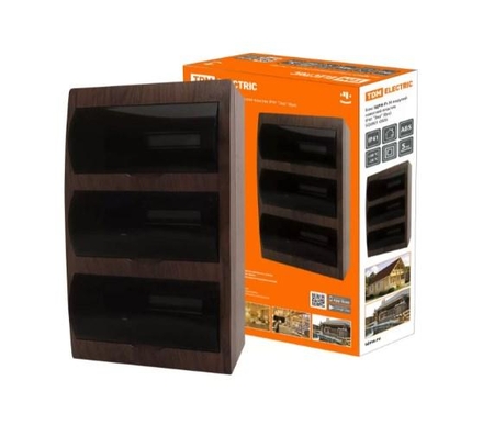 Бокс ЩРН-П-36 модулей навесной пластик IP41 “Эко” (бук) TDM  - СКЛАД13.РФ