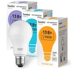 Лампа 42 серия светодиодная 42LED-A60-13w-230-3000K-E27 - СКЛАД13.РФ