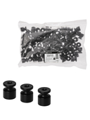 Изолятор пластиковый черный (100 шт) TDM - СКЛАД13.РФ