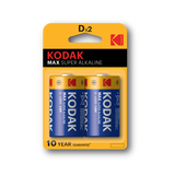 Батарейка Kodak LR20-2BL MAX SUPER Alkaline KD-2 (1шт) - СКЛАД13.РФ