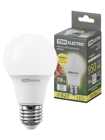 Лампа светодиодная А65 25 Вт, 230 В, 3000 К, E27 TDM - СКЛАД13.РФ