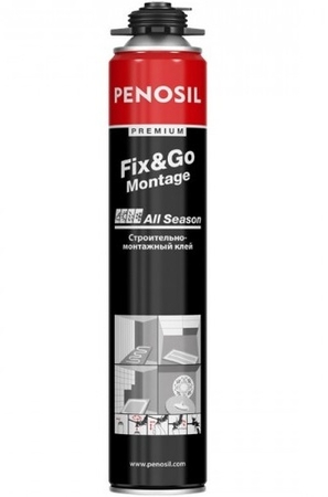 Клей-пена PENOSIL SpeedFix Montage всесезонный для пенопласта 750мл  - СКЛАД13.РФ