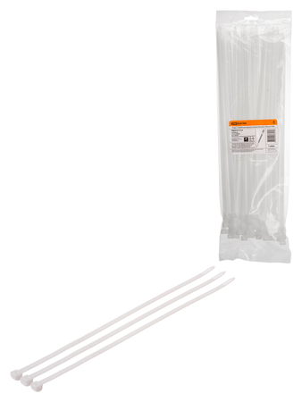 Хомут 7,6х400 мм морозостойкий (белый) (100 шт) TDM - СКЛАД13.РФ