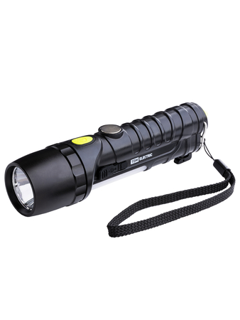 Фонарь автомоб. универс., 6 Вт CREE+3 Вт COB,1x18650 2200 мА*ч, магн., подвес, USB, стропорез,TDM - СКЛАД13.РФ