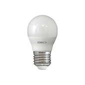 Лампа светодиодная IONICH шар ILED-SMD2835-G45-8Вт-720Лм-230В-4000К-E27 - СКЛАД13.РФ