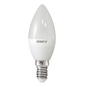 Лампа светодиодная IONICH свеча ILED-SMD2835-C37-10Вт-900Лм-230В-4000К-E14 - СКЛАД13.РФ