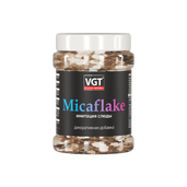 Декоративная добавка Micaflake имитация слюды Серебристо-белый 800мкм 0,04кг ВГТ - СКЛАД13.РФ
