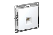 Розетка компьютерная Atlas Design RJ45 механизм Белый - СКЛАД13.РФ