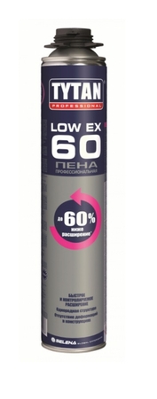 Пена монтажная профессиональная всесезонная TYTAN Professional Low Expansion 60 750мл - СКЛАД13.РФ