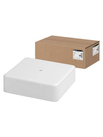 Коробка распаячная КР 100х100х29 ОП белая IP40 TDM - СКЛАД13.РФ