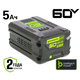 Аккумуляторная батарея Greenworks 5.0 А/ч 60В Li-ion - СКЛАД13.РФ