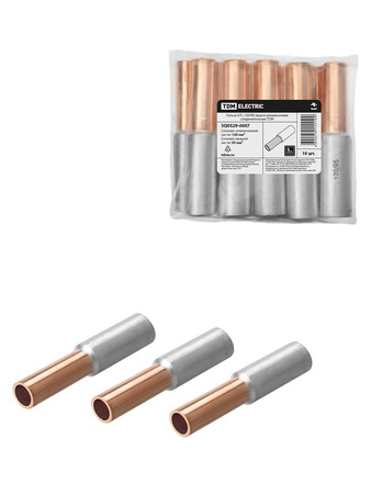 Гильза GTL-120/95 медно-алюминиевая соединительная TDM - СКЛАД13.РФ