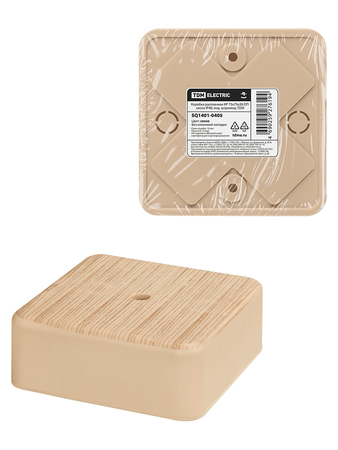 Коробка распаячная КР 75х75х28 ОП сосна IP40 TDM - СКЛАД13.РФ