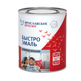 Быстроэмаль акриловая шелковисто-матовая Ярославские краски Белая 2,7кг - СКЛАД13.РФ