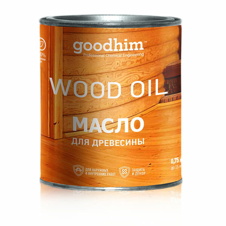 Масло для древесины GOODHIM натуральное 2,2л - СКЛАД13.РФ