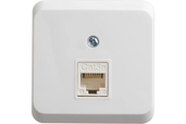 Розетка информационная открытой установки ЭТЮД KOMA-001b RJ-45 кат.5 - СКЛАД13.РФ