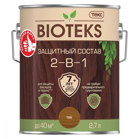 Антисептик Биотекс Тик 2,7л - СКЛАД13.РФ