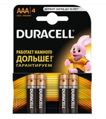 Батарейка Duracell Basic AAA LR03 4BL/12BL - СКЛАД13.РФ