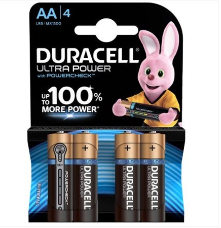 Батарейка Duracell UltraPower AA LR06 4BL - СКЛАД13.РФ