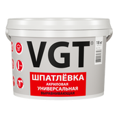 Шпатлевка универсальная для наружных внутренних работ влагостойкая 0,33кг ВГТ - СКЛАД13.РФ
