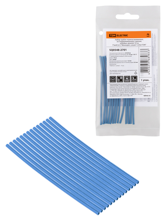 Набор трубок термоусаживаемых клеевых 10 см ТТкНГ(3:1) 1,5/0,6 