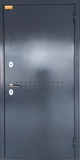 Дверь входная Бульдорс Mass 70 Правая Букле графит R-4 МДФ Дуб серый СК-3 mirror 2050*960 - СКЛАД13.РФ
