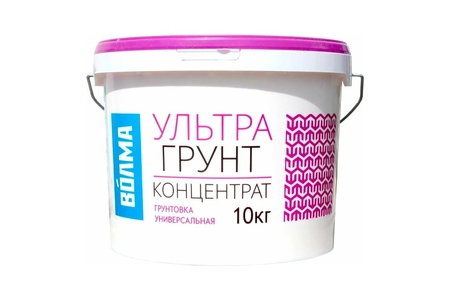 Грунтовка универсальная Волма-Ультрагрунт Плюс 10кг концентрат  - СКЛАД13.РФ